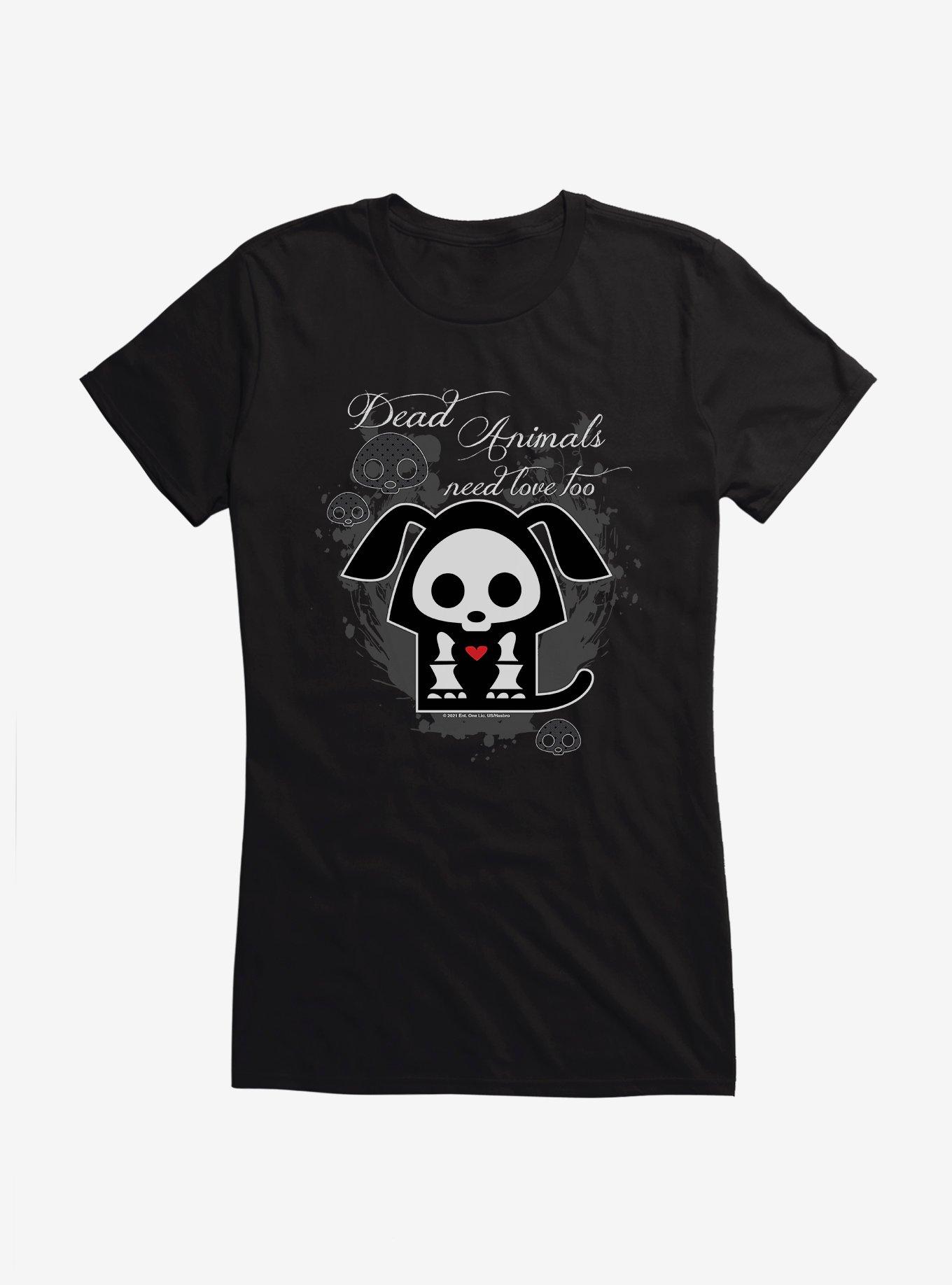 Skelanimals Need Love Girls T-Shirt