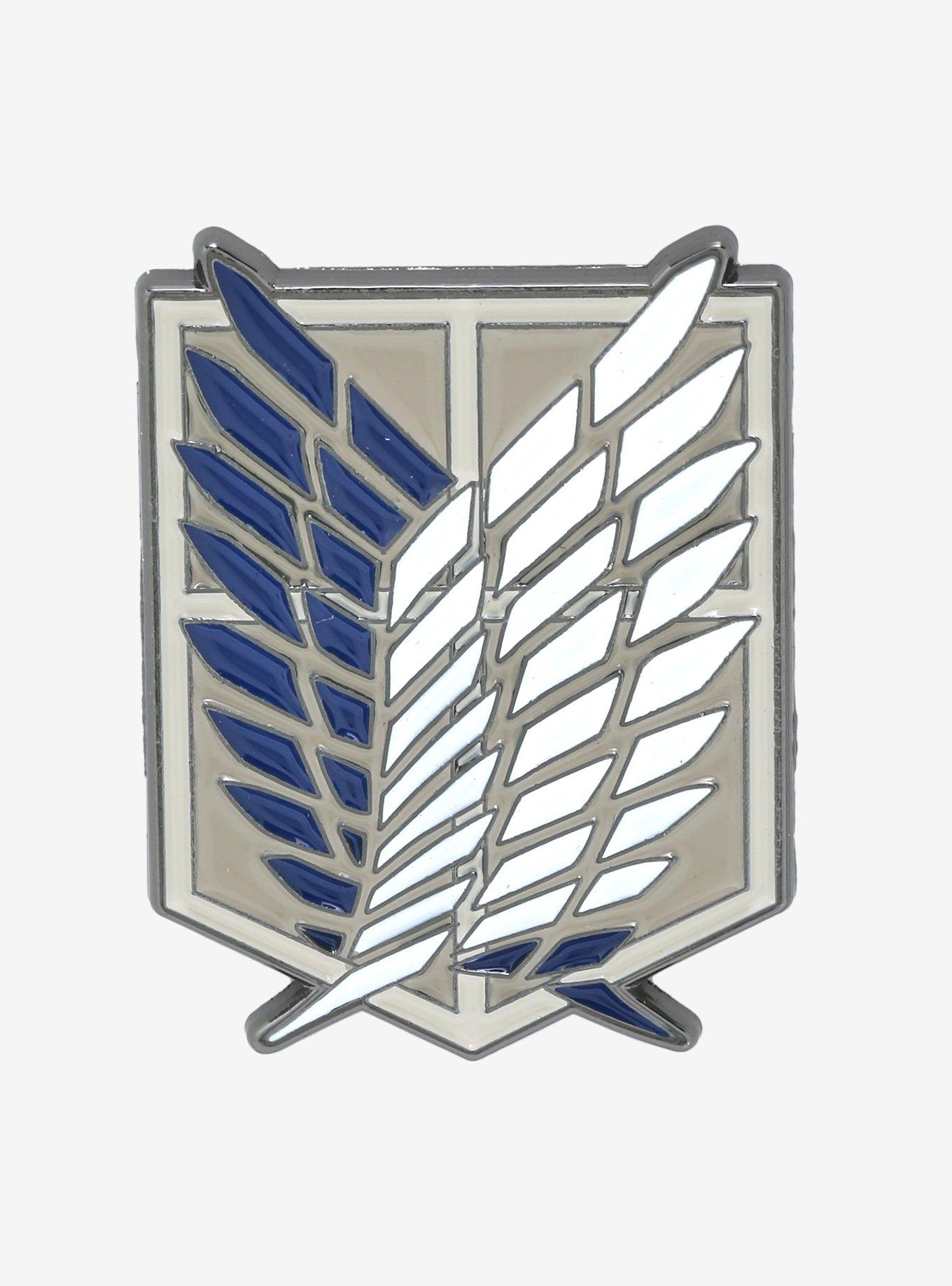 Attack on Titan Scout Regiment Crest Enamel Pin - BoxLunch Exclusive, , hi-res