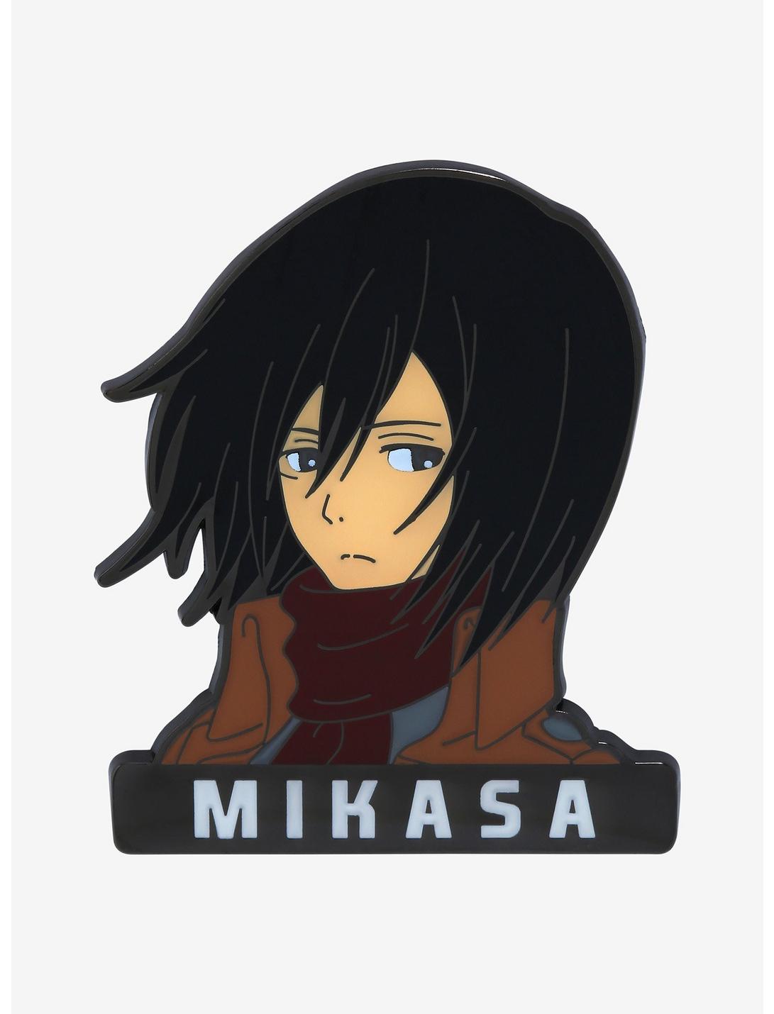 Attack on Titan Mikasa Enamel Pin - BoxLunch Exclusive , , hi-res