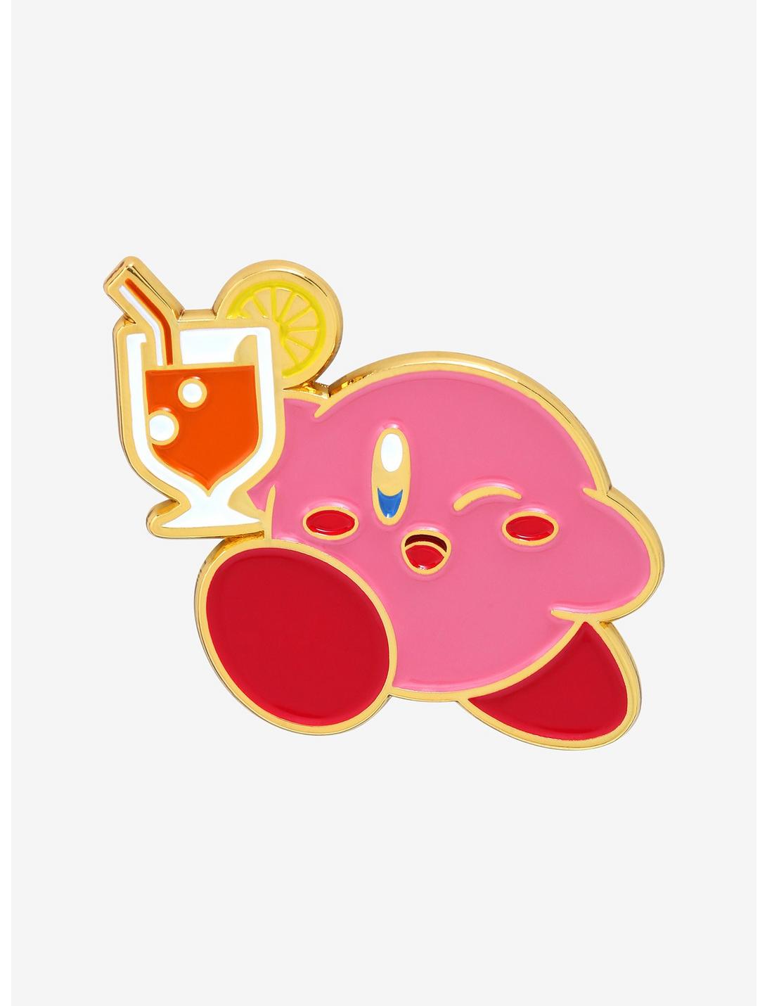 Nintendo Kirby with Juice Enamel Pin - BoxLunch Exclusive, , hi-res