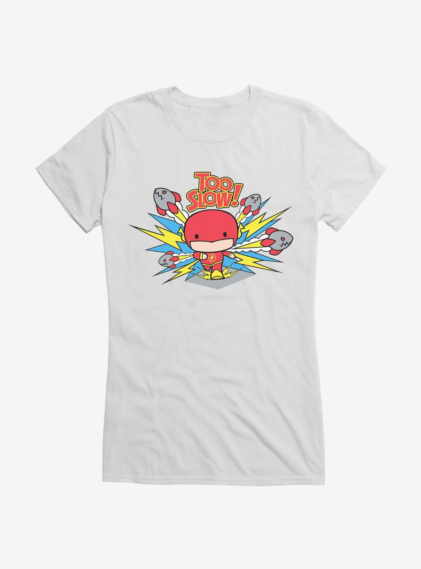 DC Comics Flash Chibi Too Slow Girls T-Shirt, , hi-res