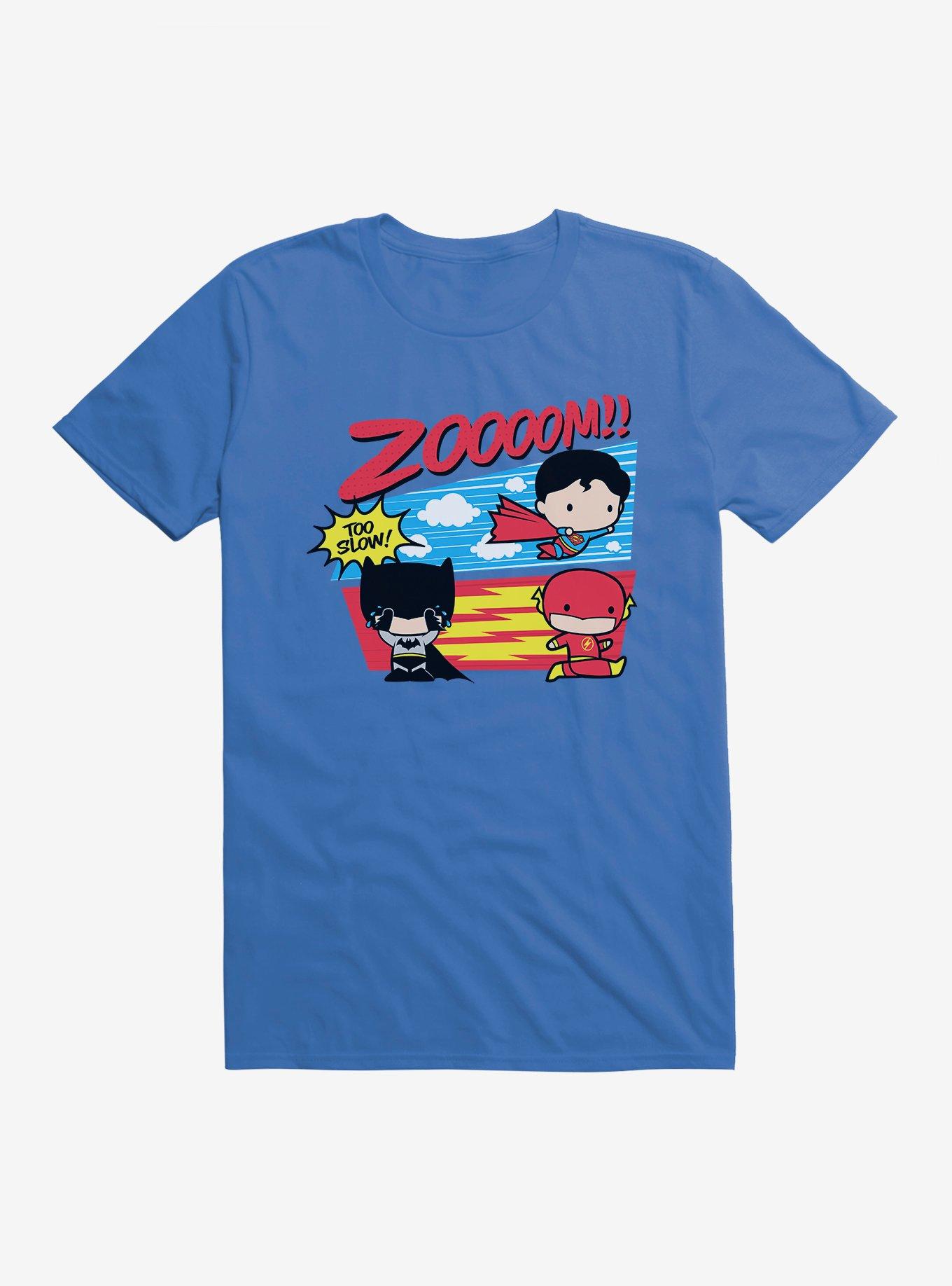 DC Comics Superman Vs The Flash Chibi T-Shirt, ROYAL BLUE, hi-res
