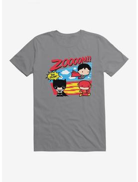DC Comics Superman Vs The Flash Chibi T-Shirt, STORM GREY, hi-res