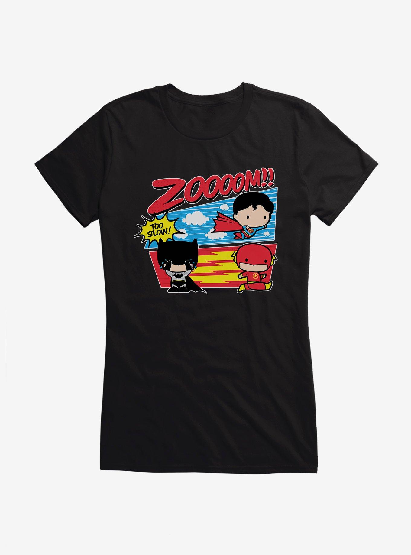 DC Comics Superman Vs The Flash Chibi Girls T-Shirt