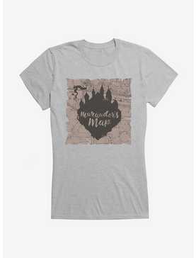 Harry Potter Map Silhoutte Girl's T-Shirt, , hi-res