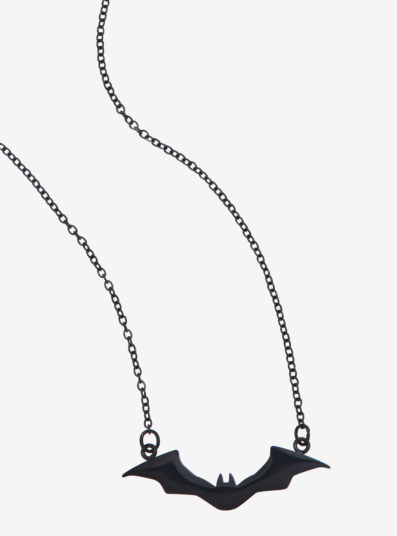 DC Comics Batman Logo Pendant Necklace, , hi-res