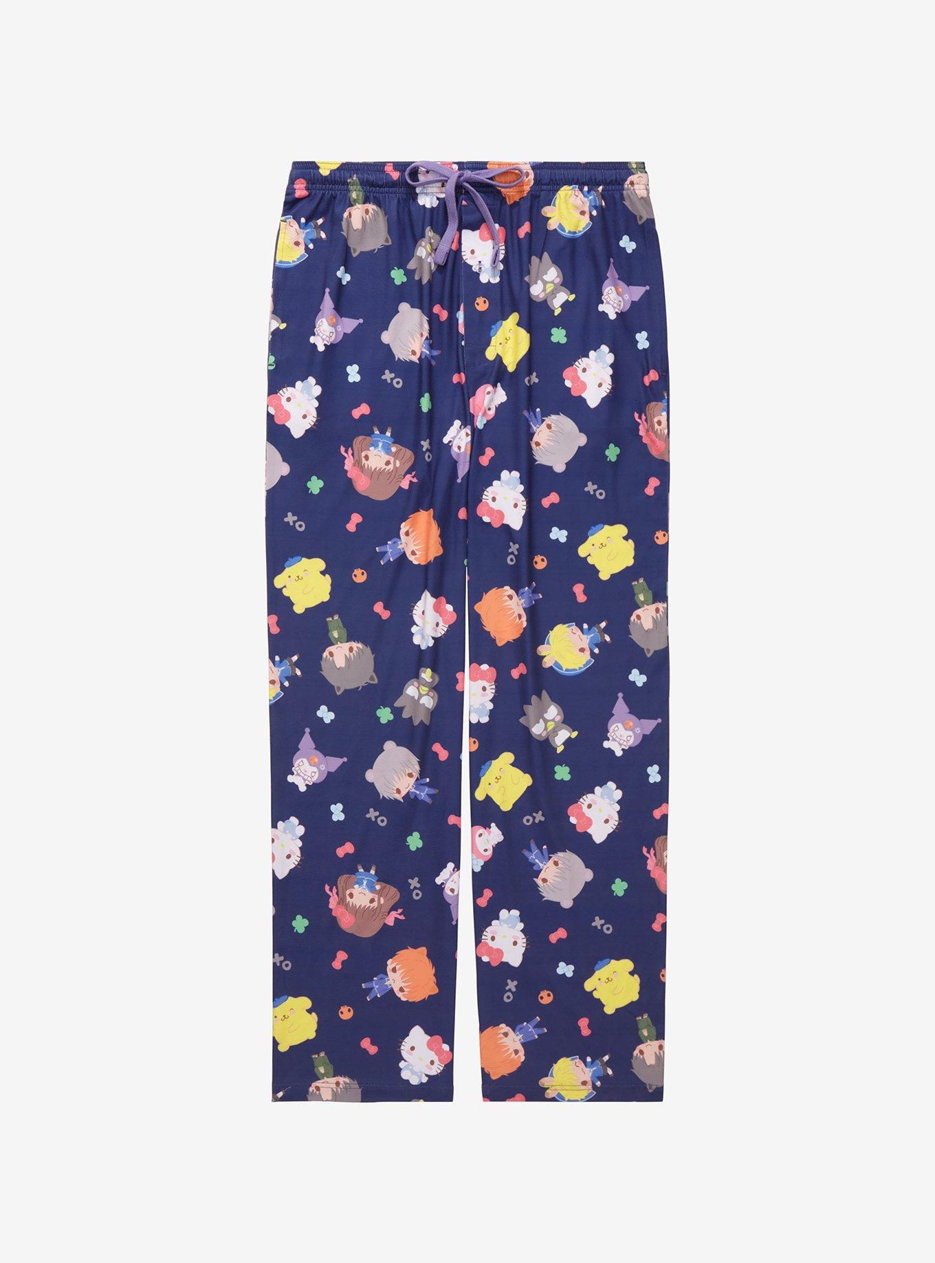 Hello Kitty x Friends Character Collage Pajama Pants