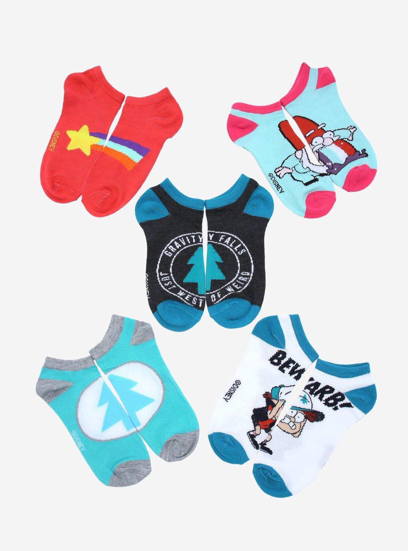 Disney Gravity Falls Icons Socks Set, , hi-res