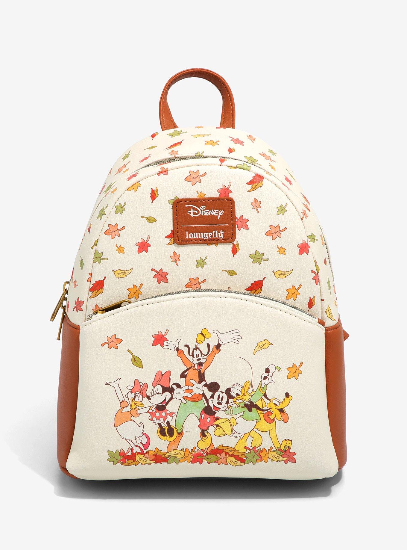 Loungefly Disney Sensational Six Holiday All Over Print Mini Backpack