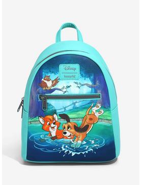 Loungefly Disney The Fox And The Hound Water Splash Mini Backpack, , hi-res