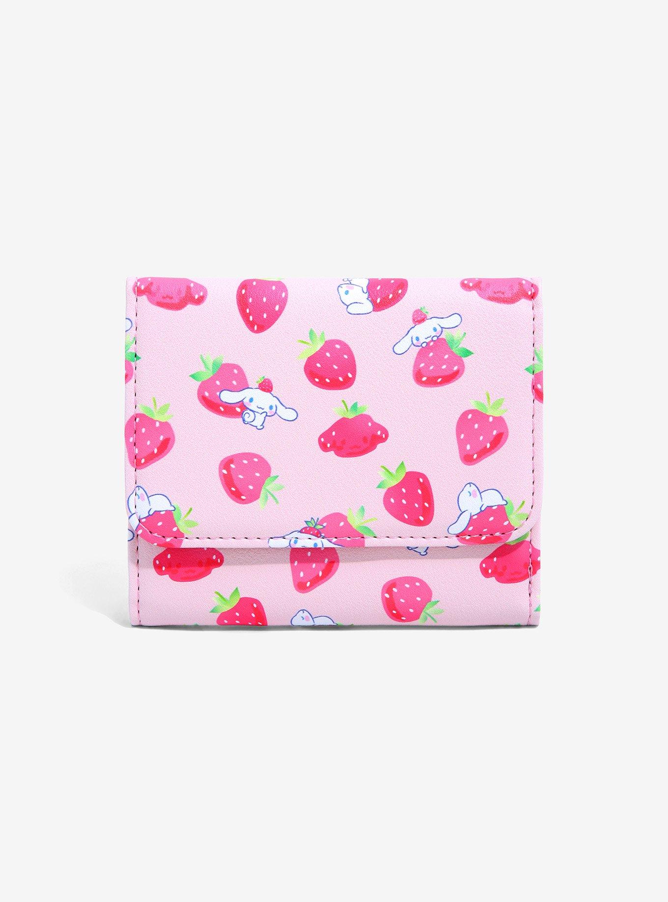 Loungefly Cinnamoroll Strawberries Mini Flap Wallet | Hot Topic