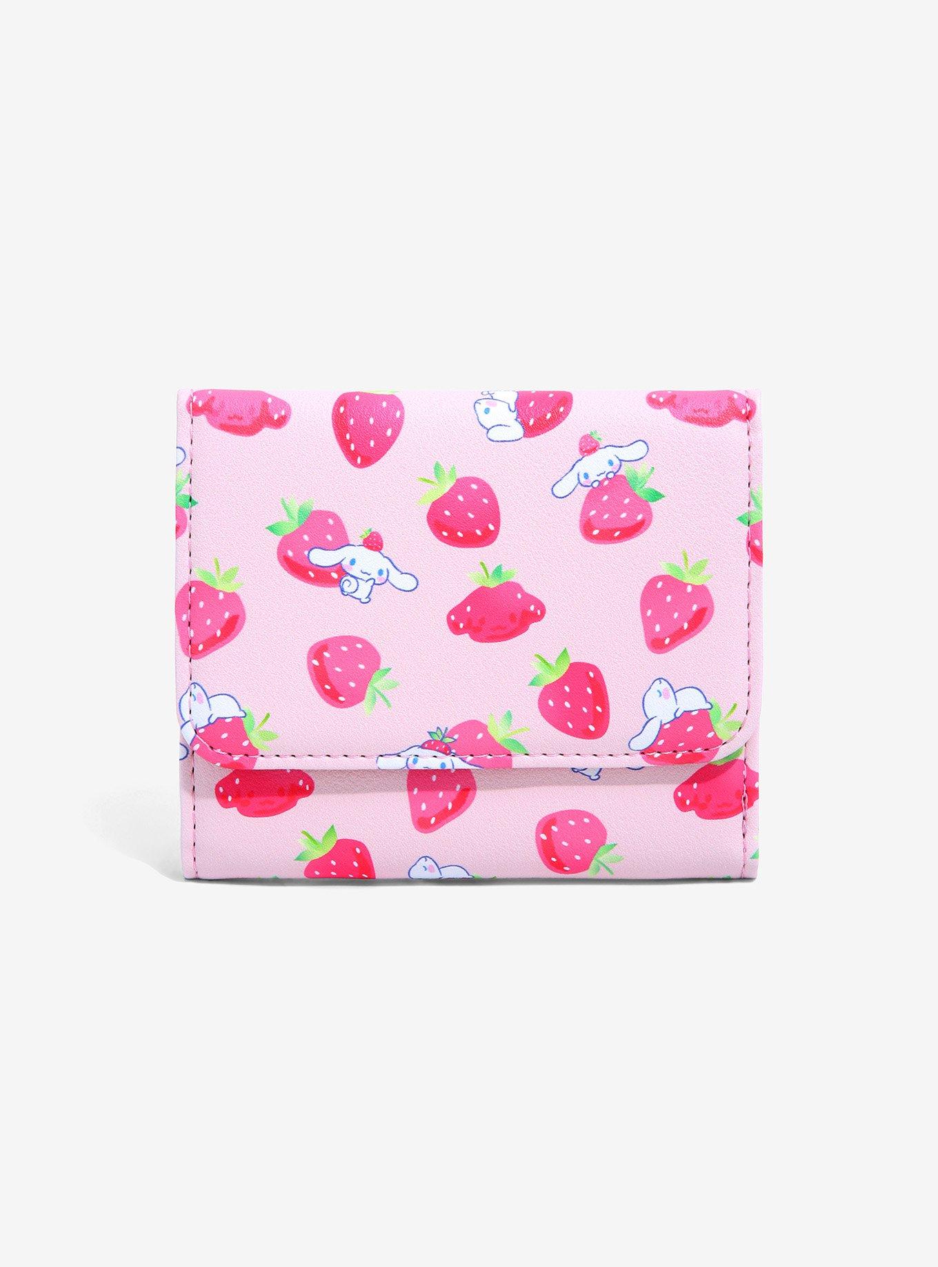 Loungefly Cinnamoroll Strawberries Mini Flap Wallet, , hi-res