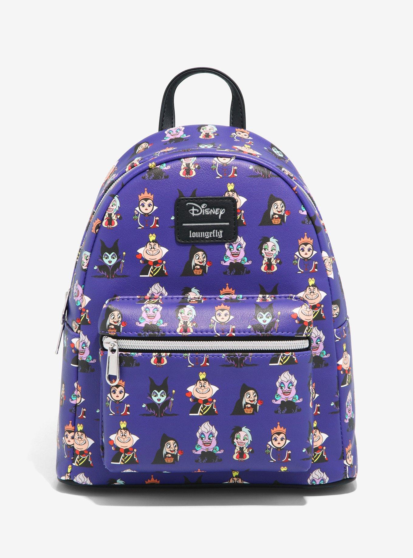 Loungefly Disney Villains Mini Faux Leather Backpack Standard