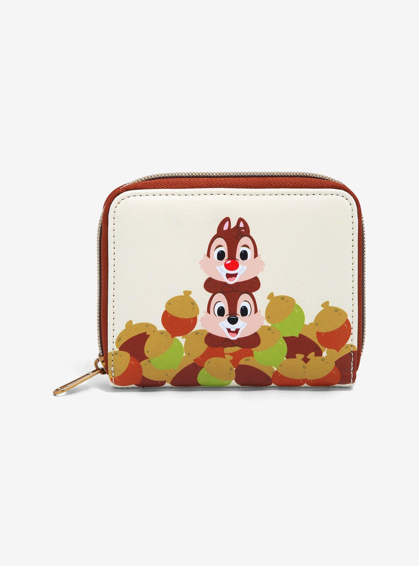 Loungefly Disney Chip 'N' Dale Acorns Zip Wallet, , hi-res