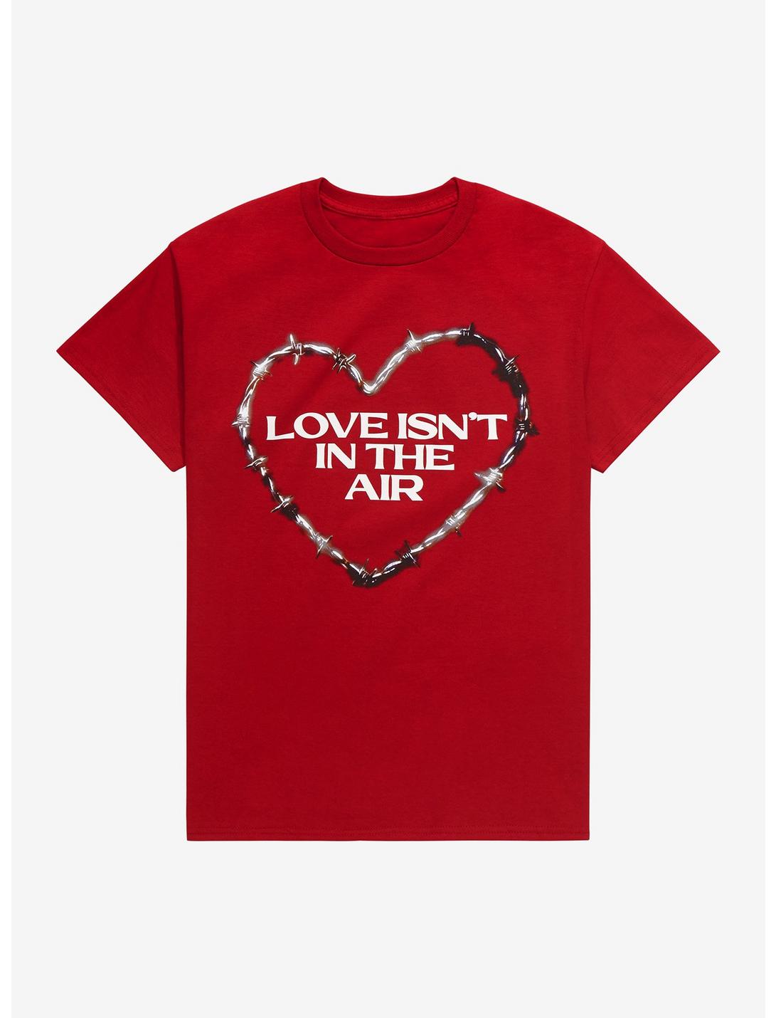Bring Me The Horizon Love Isn't In The Air Girls T-Shirt, RED, hi-res