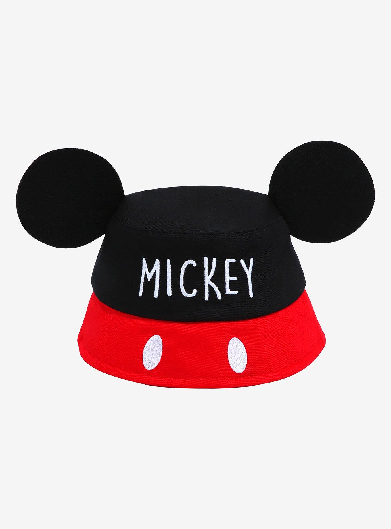 Disney Mickey Mouse Youth Eared Bucket Hat - BoxLunch Exclusive, , hi-res