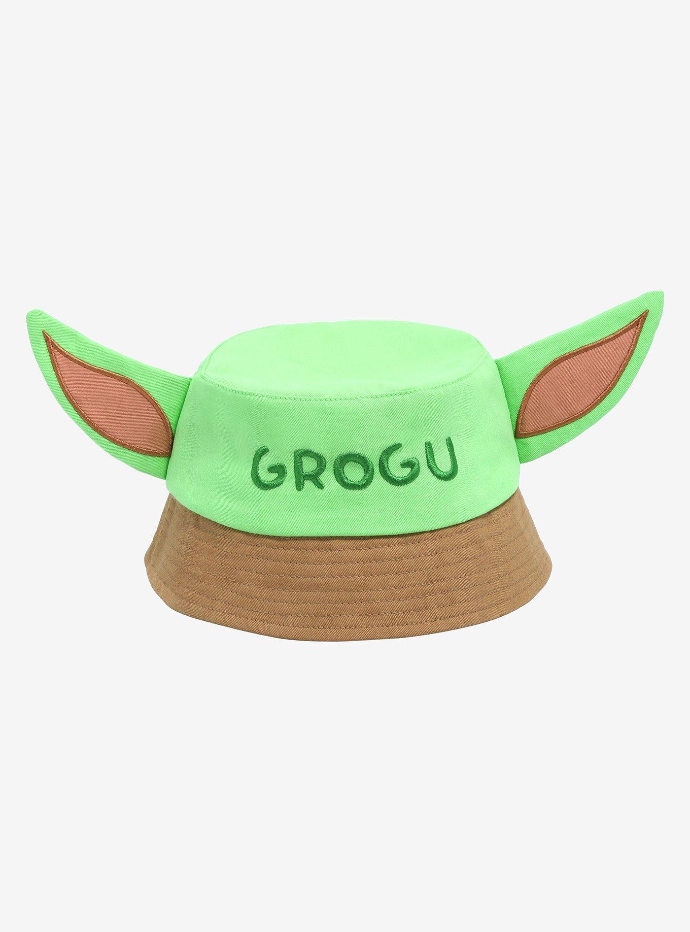 Star Wars The Mandalorian Grogu Youth Eared Bucket Hat - BoxLunch Exclusive, , hi-res