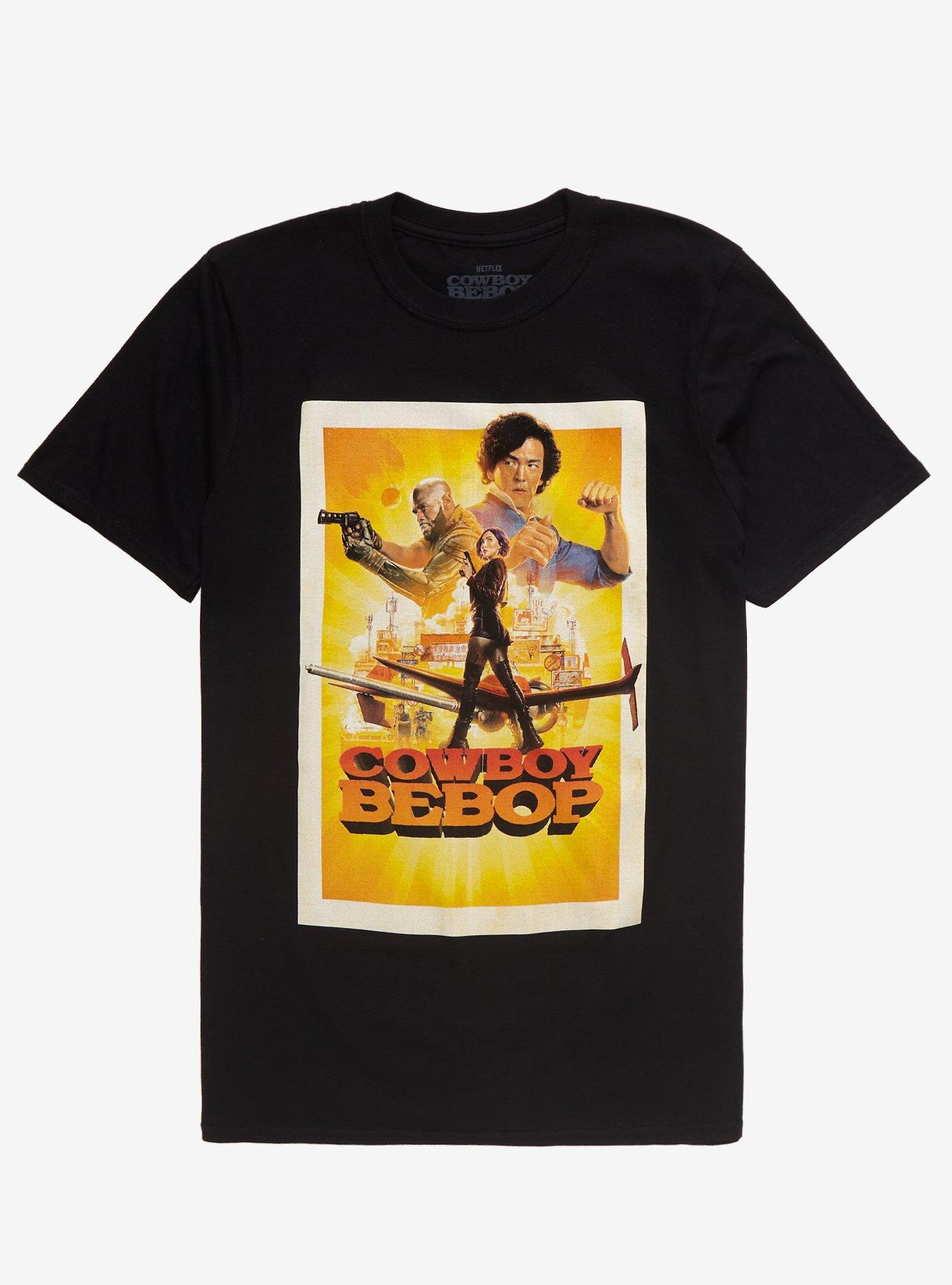 Cowboy Bebop Live-Action Series Poster T-Shirt, BLACK, hi-res