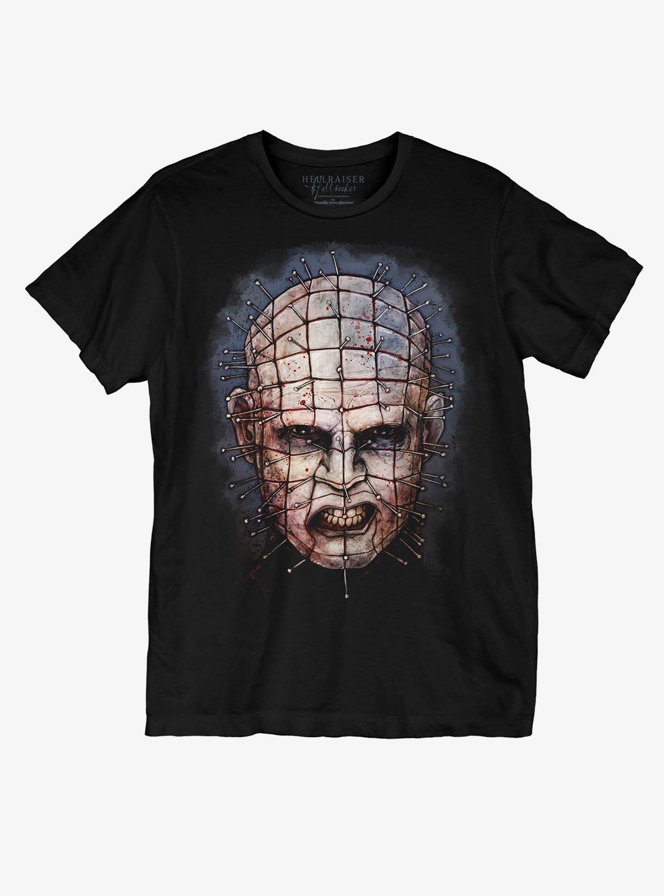 Hellraiser Pinhead Painting T-Shirt, BLACK, hi-res