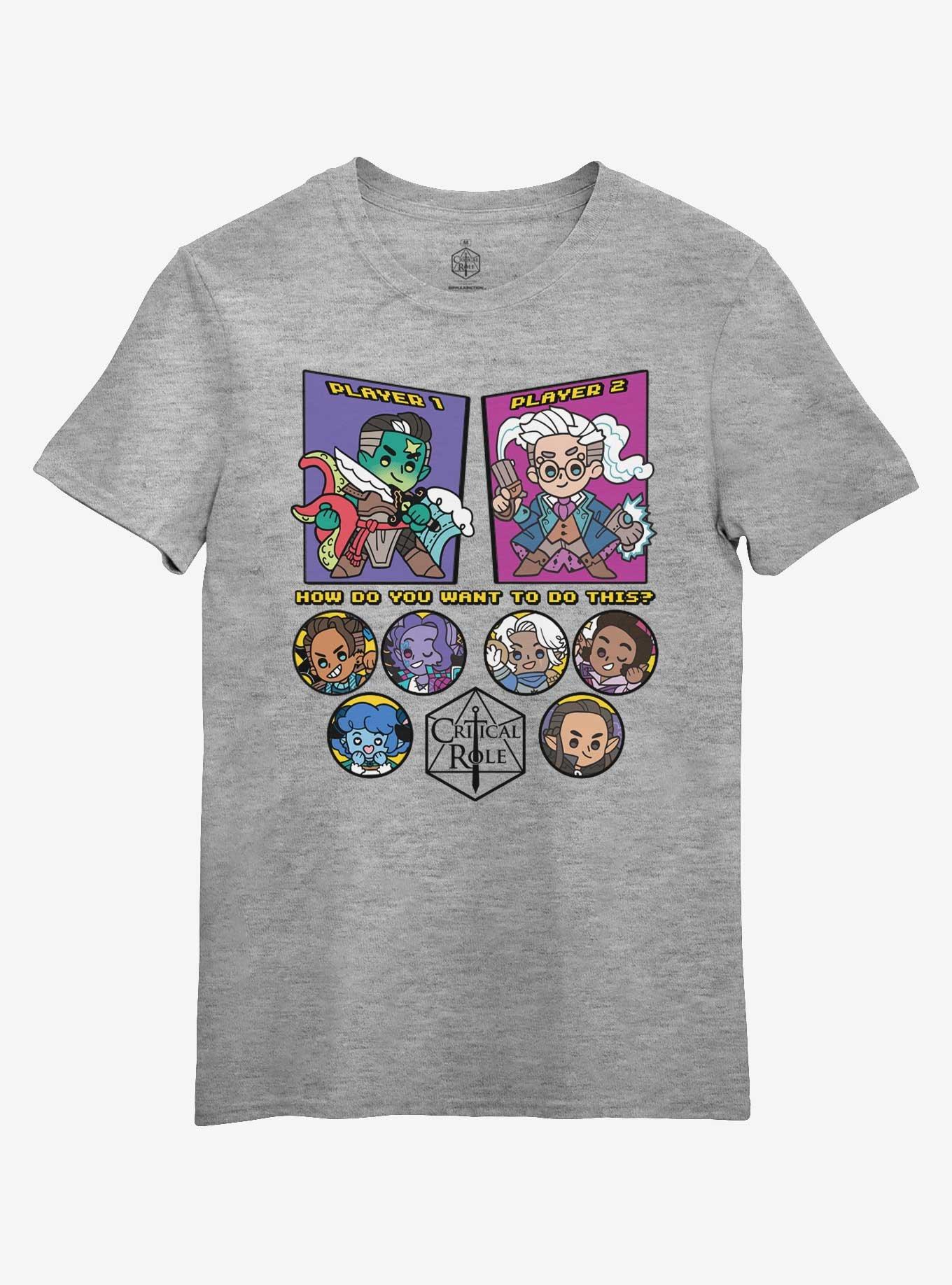 Critical Role Character Select T-Shirt, BLACK, hi-res