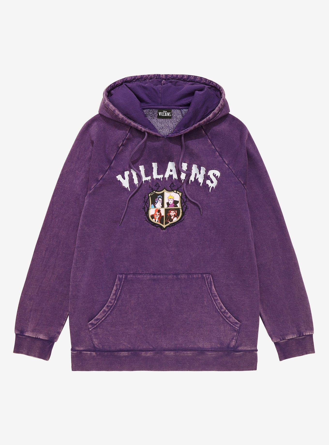 Disney Villains Character Crest Hoodie BoxLunch