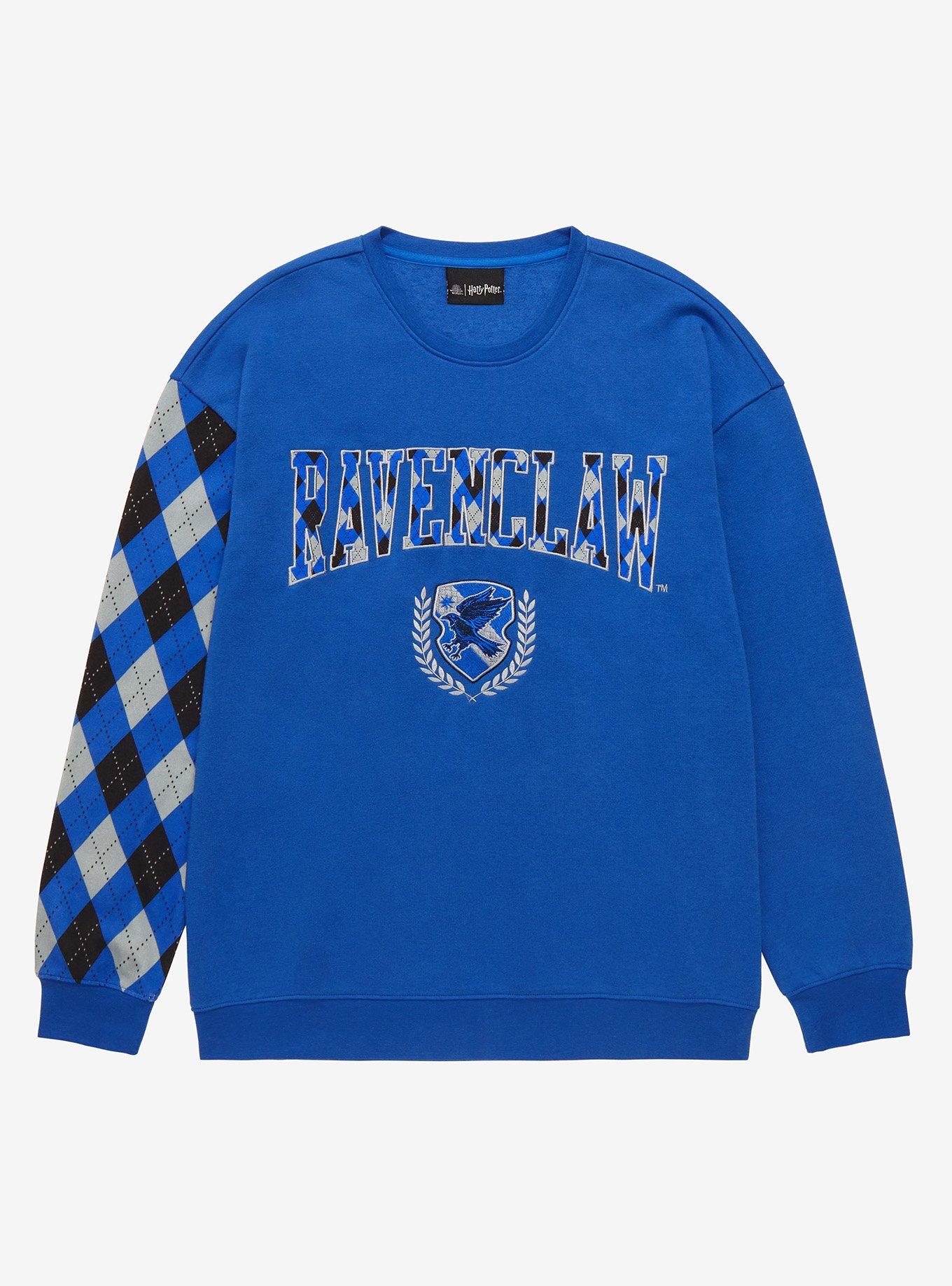 Harry Potter Ravenclaw Argyle Crewneck BoxLunch Exclusive BoxLunch