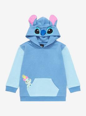 Disney Lilo & Stitch Stitch Color Block Eared Toddler Hoodie