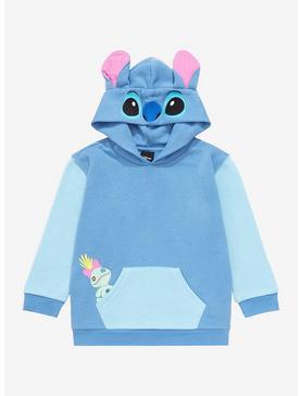 Disney Lilo & Stitch Stitch Color Block Eared Toddler Hoodie, , hi-res