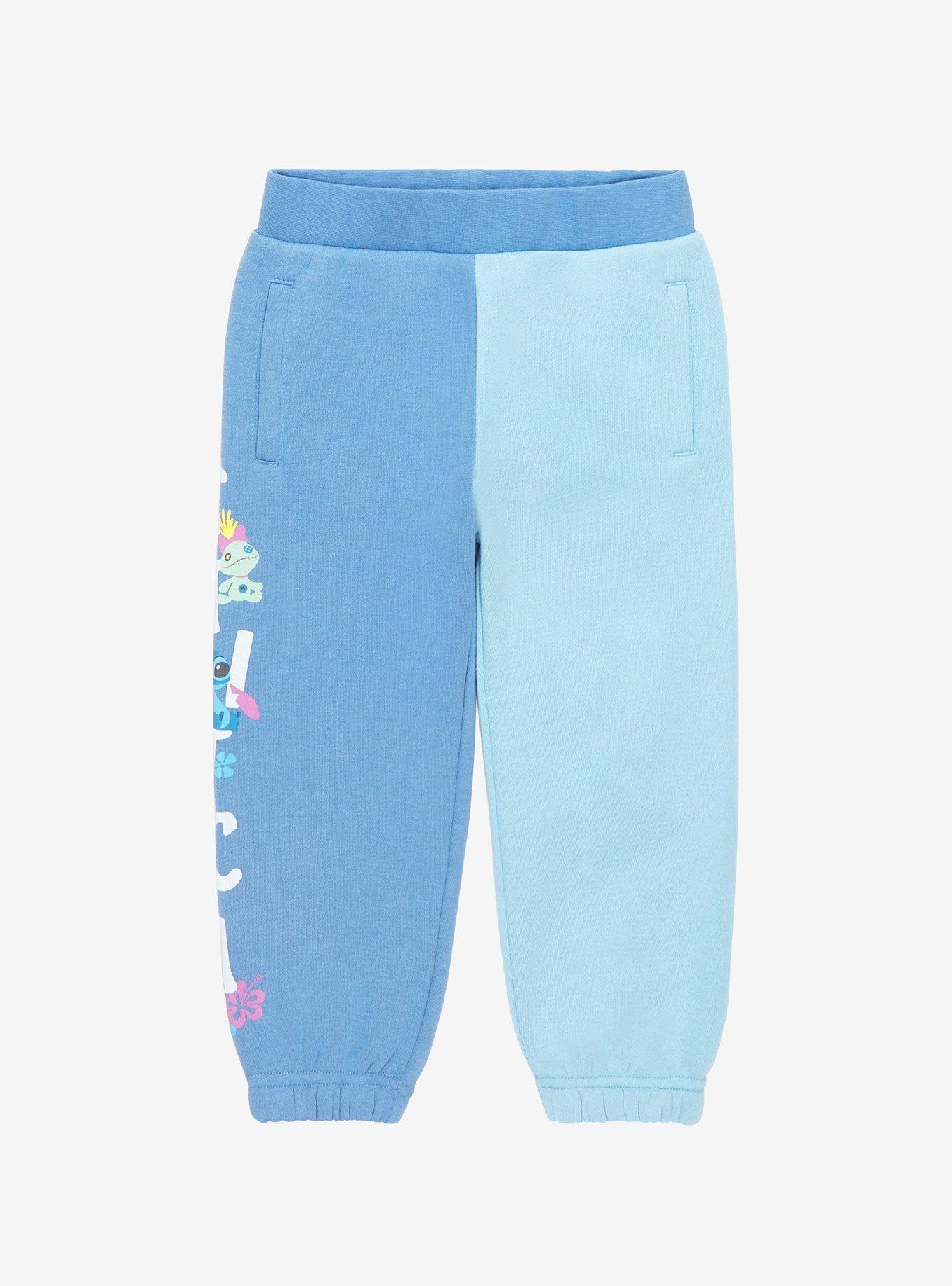 Disney Lilo & Stitch Color Block Toddler Joggers, BLUE, hi-res