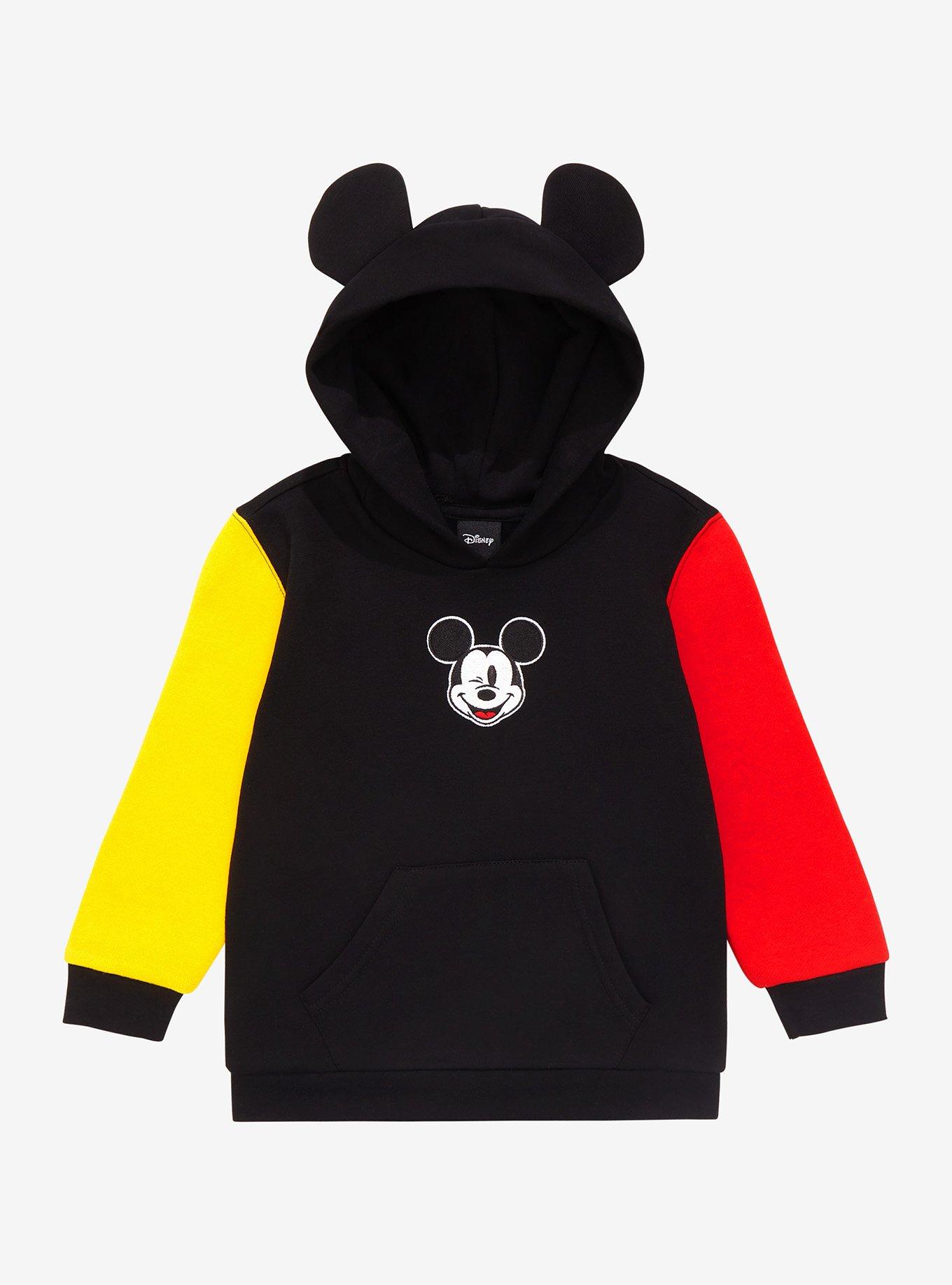 Mickey mouse hoodie store with ears for toddlers