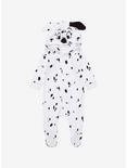 Disney 101 Dalmatians Puppy Eared Hood Full-Body Infant One-Piece, BLACK, hi-res