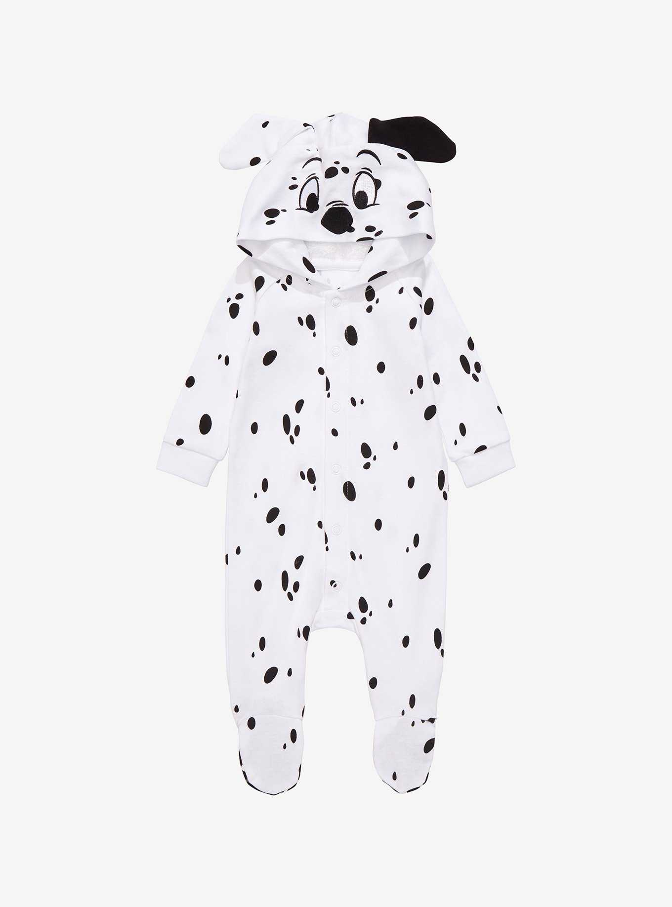 Disney 101 Dalmatians Puppy Eared Hood Full-Body Infant One-Piece, , hi-res