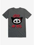 Skelanimals Kit Cute As Hell T-Shirt, CHARCOAL, hi-res