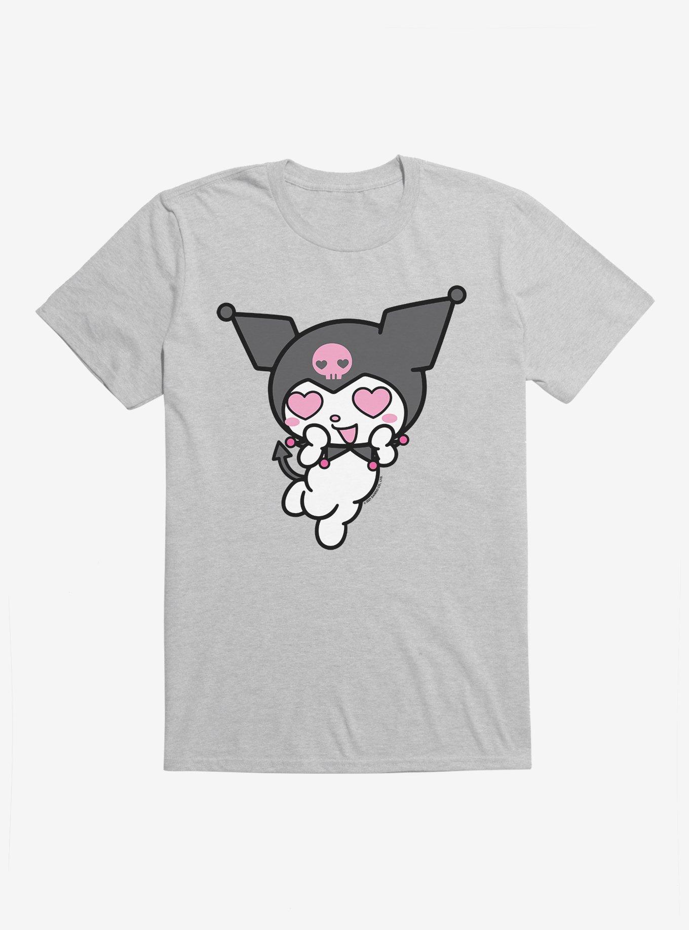 Kuromi Heart Eyes T-Shirt, , hi-res