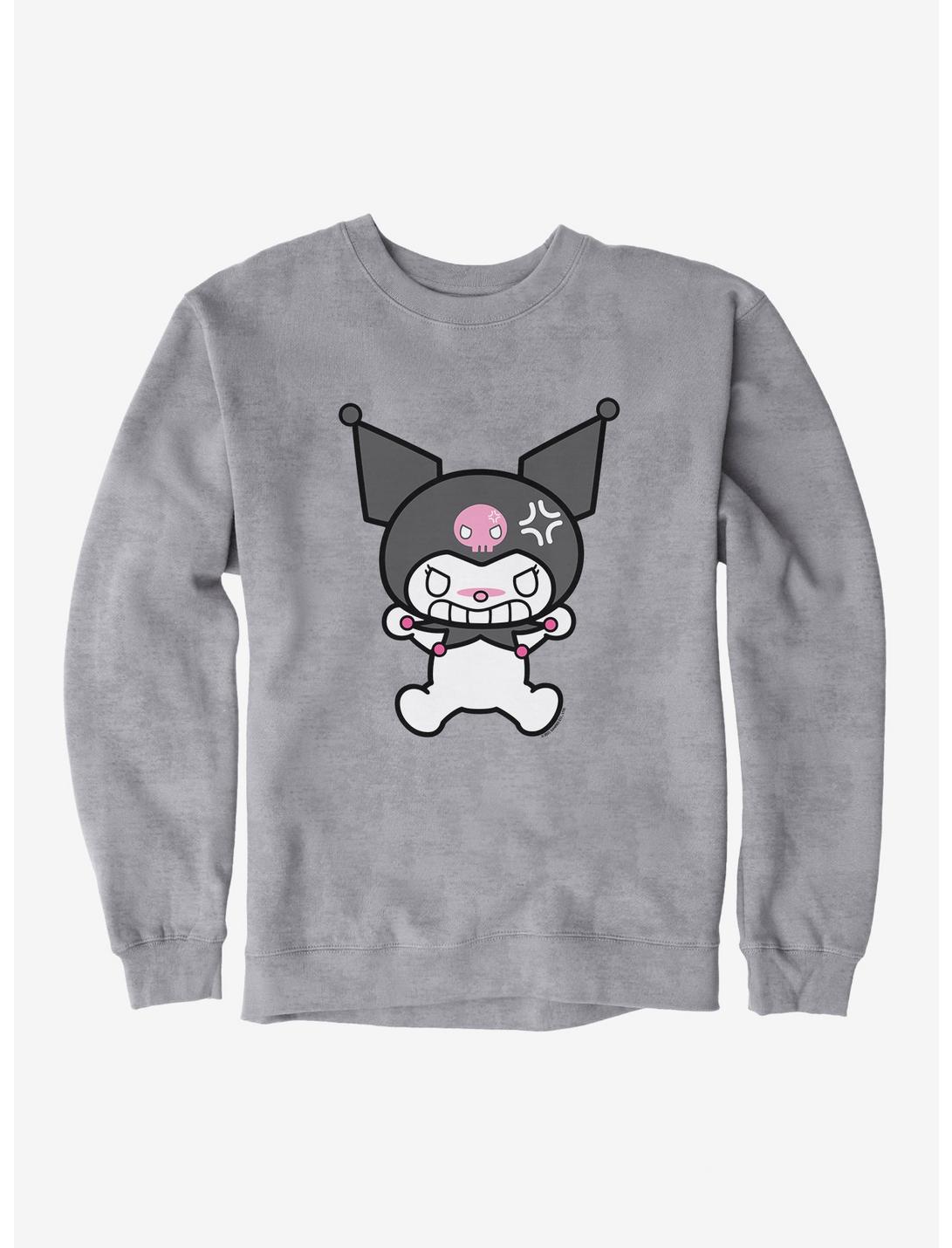 Kuromi Angry Grin Sweatshirt, , hi-res