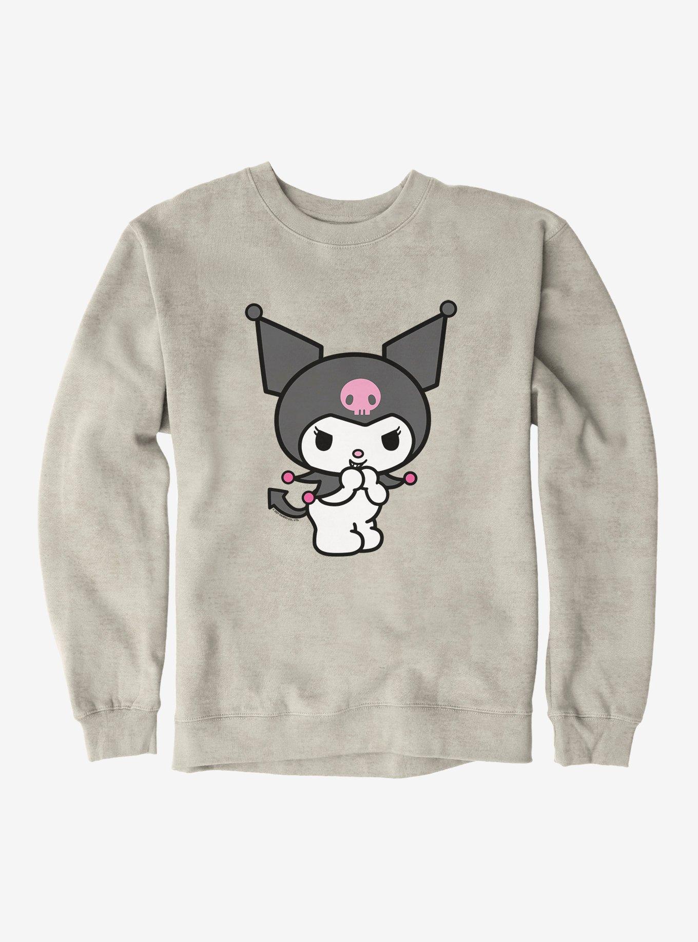 Kuromi Evil Giggle Sweatshirt, , hi-res