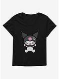 Kuromi Angry Grin Girls T-Shirt Plus Size, , hi-res