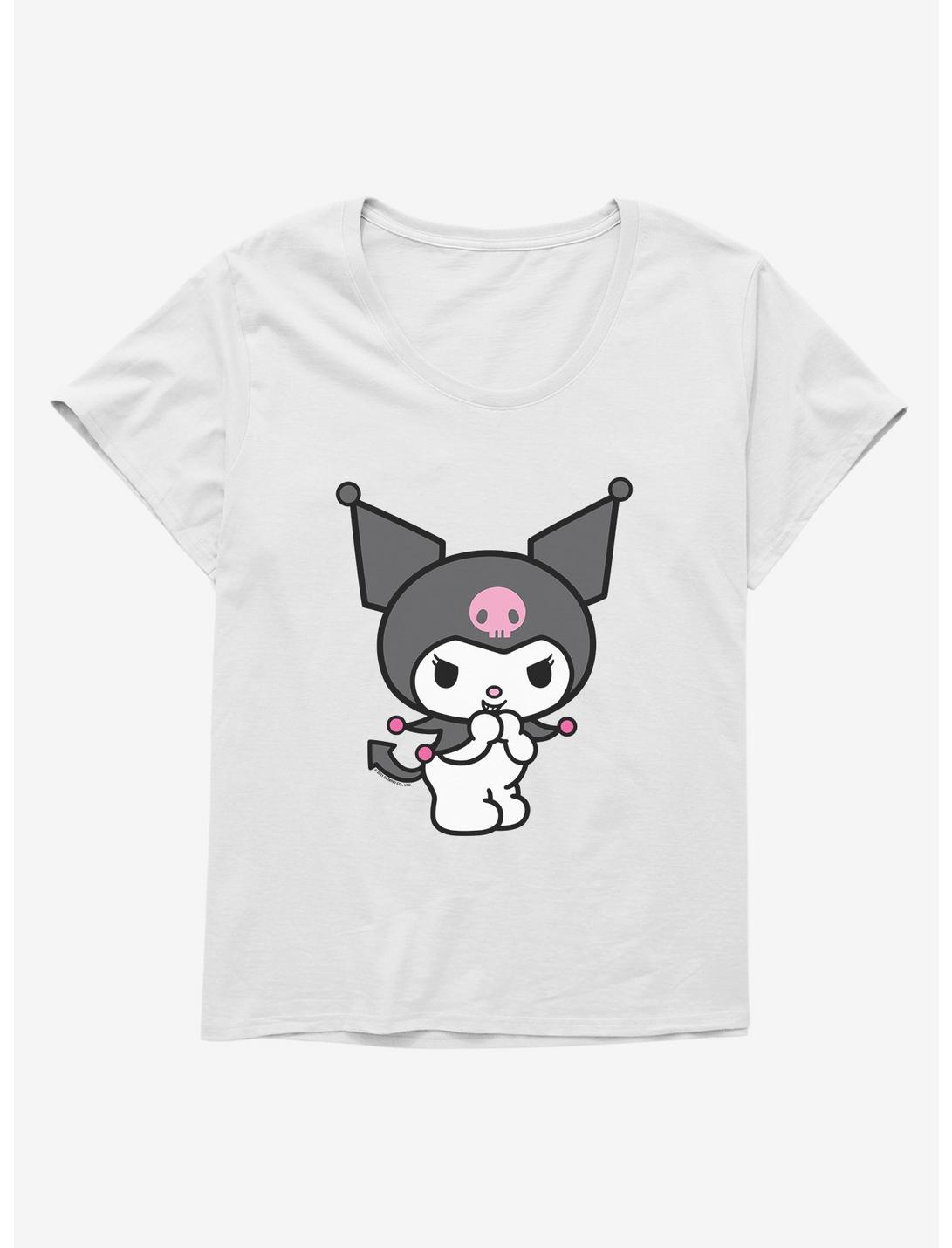 Kuromi Evil Giggle Girls T-Shirt Plus Size, , hi-res