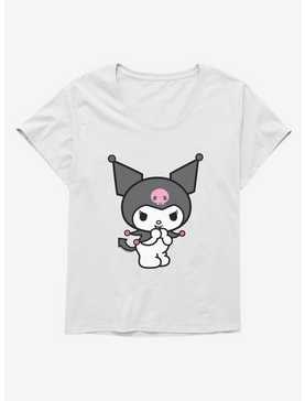 Kuromi Evil Giggle Girls T-Shirt Plus Size, , hi-res