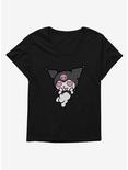 Kuromi Heart Eyes Girls T-Shirt Plus Size, , hi-res