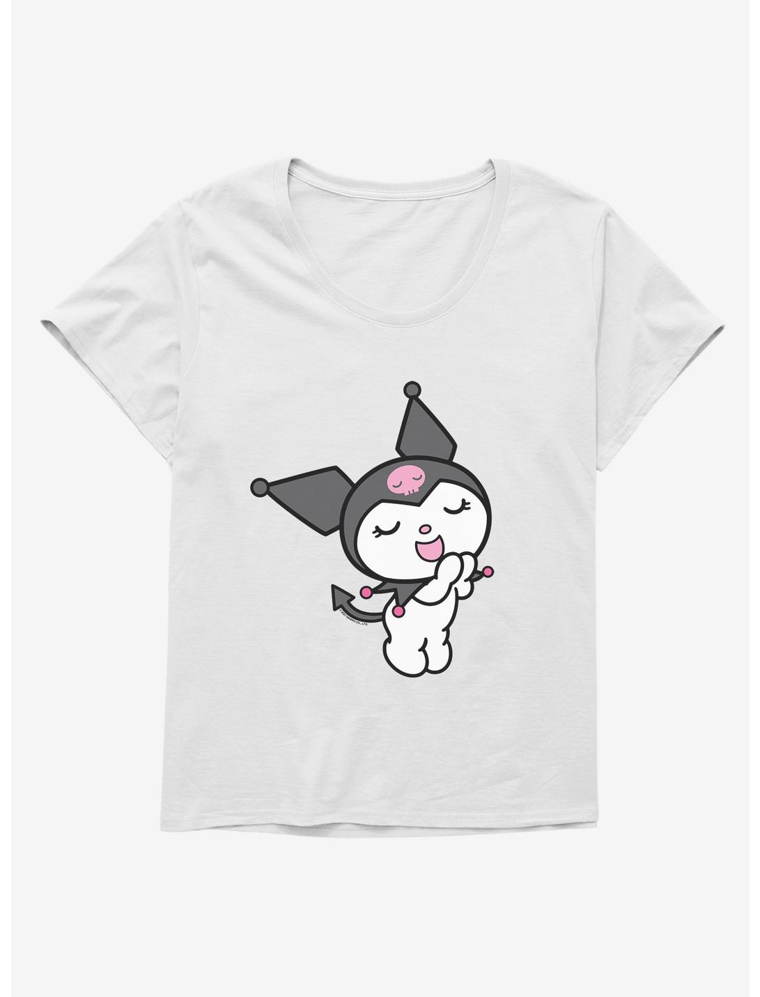 Kuromi Shy Girls T-Shirt Plus Size, , hi-res