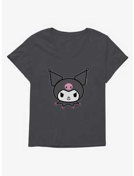 Kuromi Smiles Girls T-Shirt Plus Size, , hi-res
