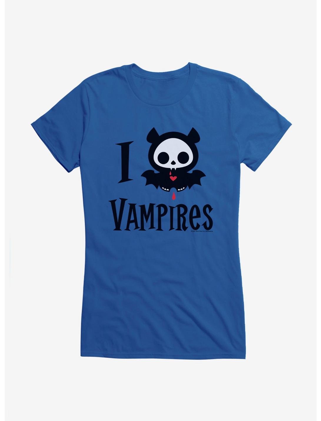 Skelanimals Diego I Heart Vampires Girls T-Shirt, ROYAL, hi-res