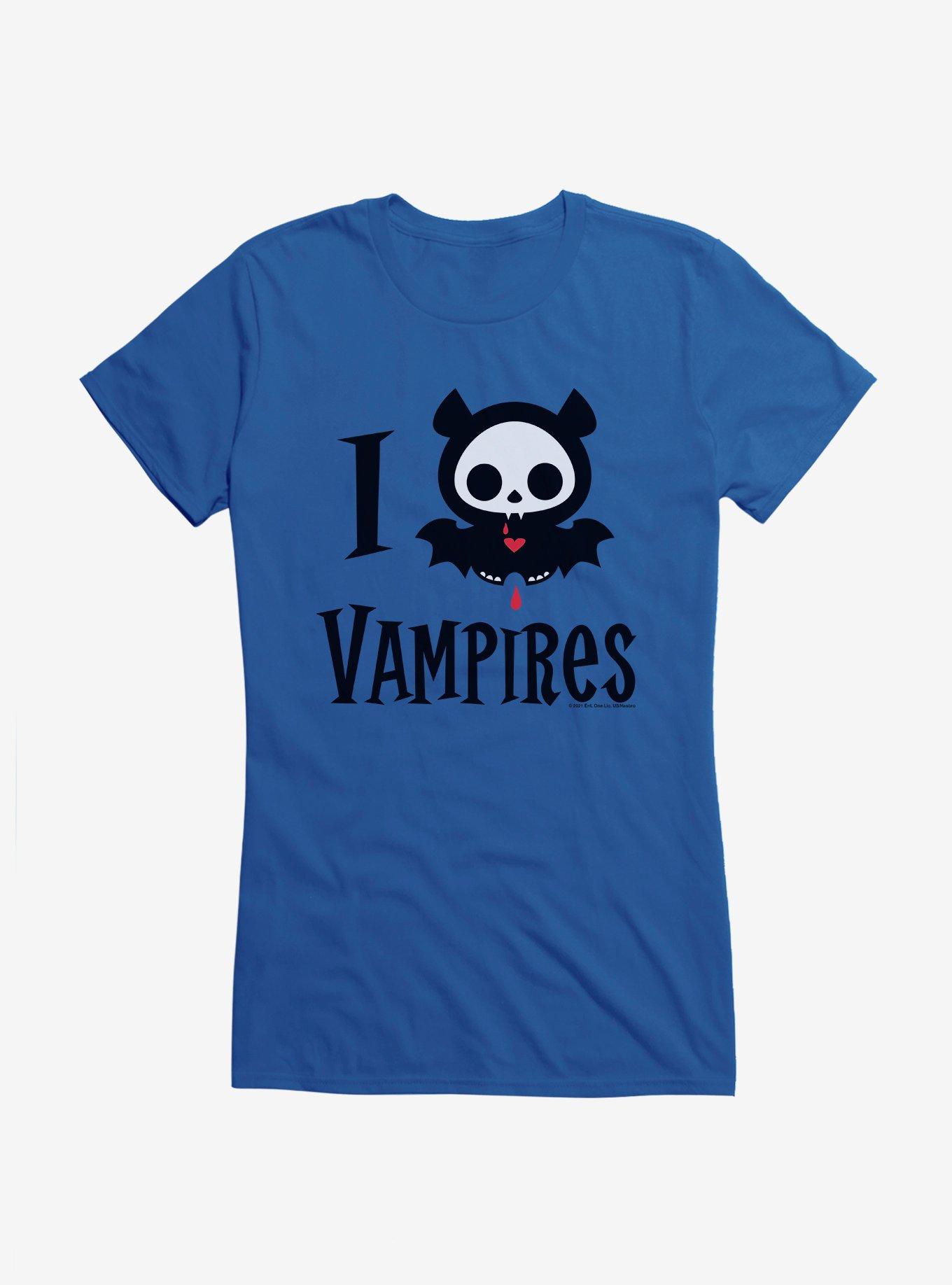 Skelanimals Diego I Heart Vampires Girls T-Shirt, ROYAL, hi-res