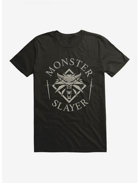 The Witcher Wild Hunt Monster Slayer Wolf Symbol T-Shirt, , hi-res