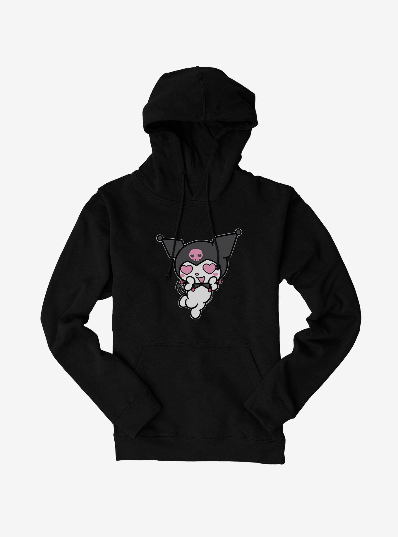Kuromi Heart Eyes Hoodie | BoxLunch