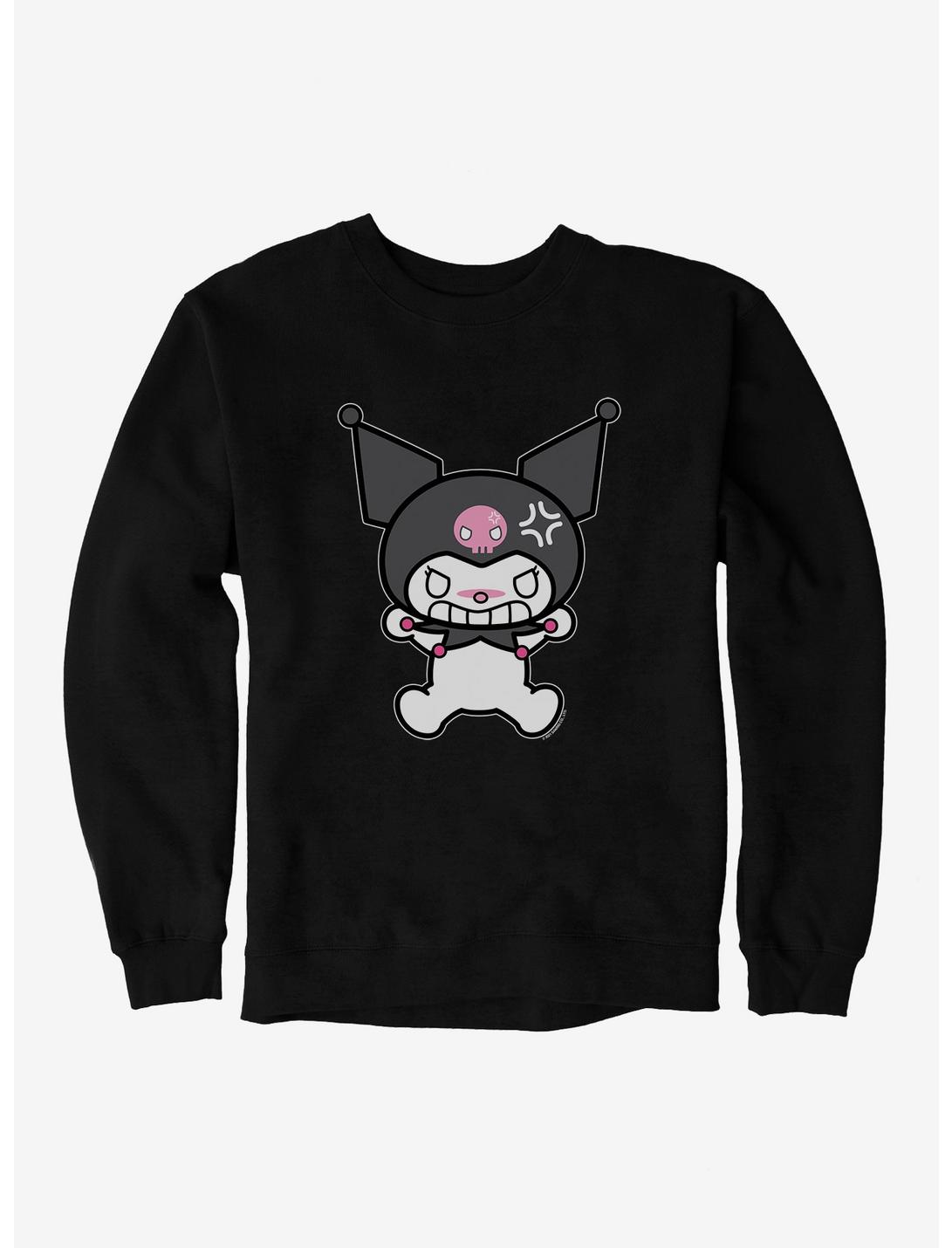 Kuromi Angry Grin Sweatshirt, , hi-res