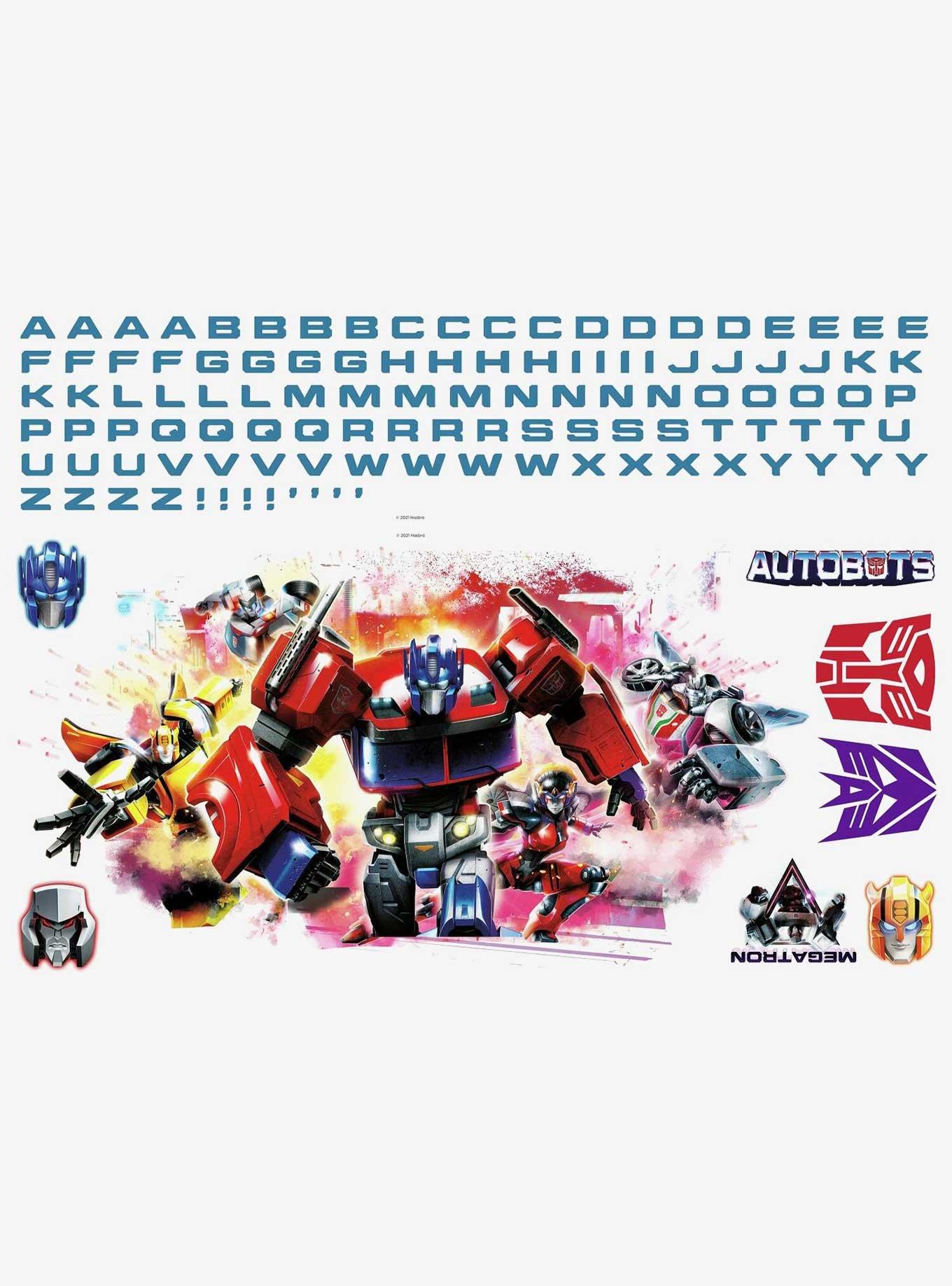 Transformers Alphabet Giant Wall Decals, , hi-res
