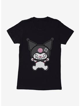 Kuromi Angry Grin Womens T-Shirt, , hi-res