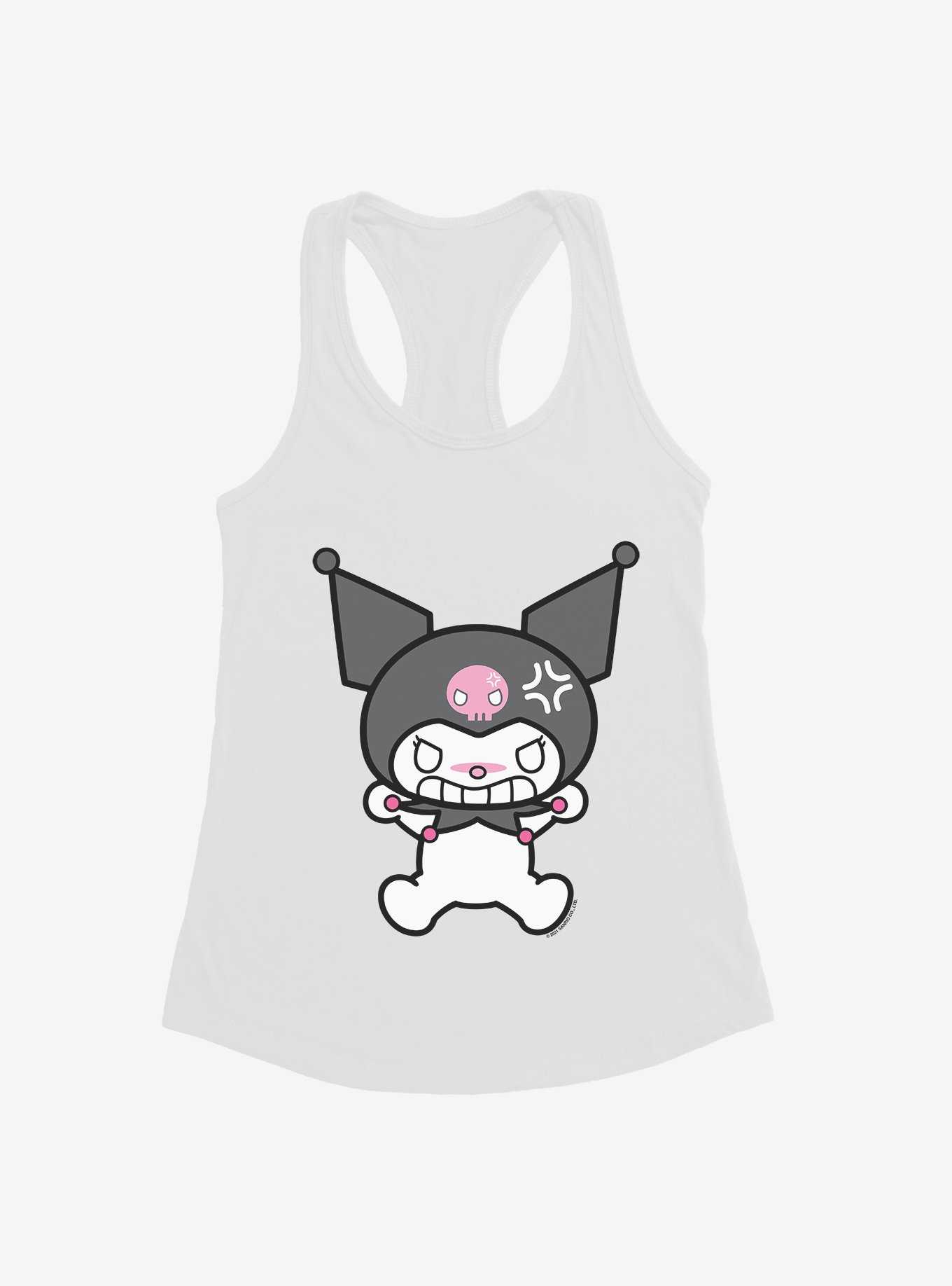 Kuromi Angry Grin Girls Tank, , hi-res